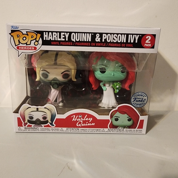Harley Quinn And Poison Ivy Wedding Funko 2 pack Special Edition - Picture 1 of 6